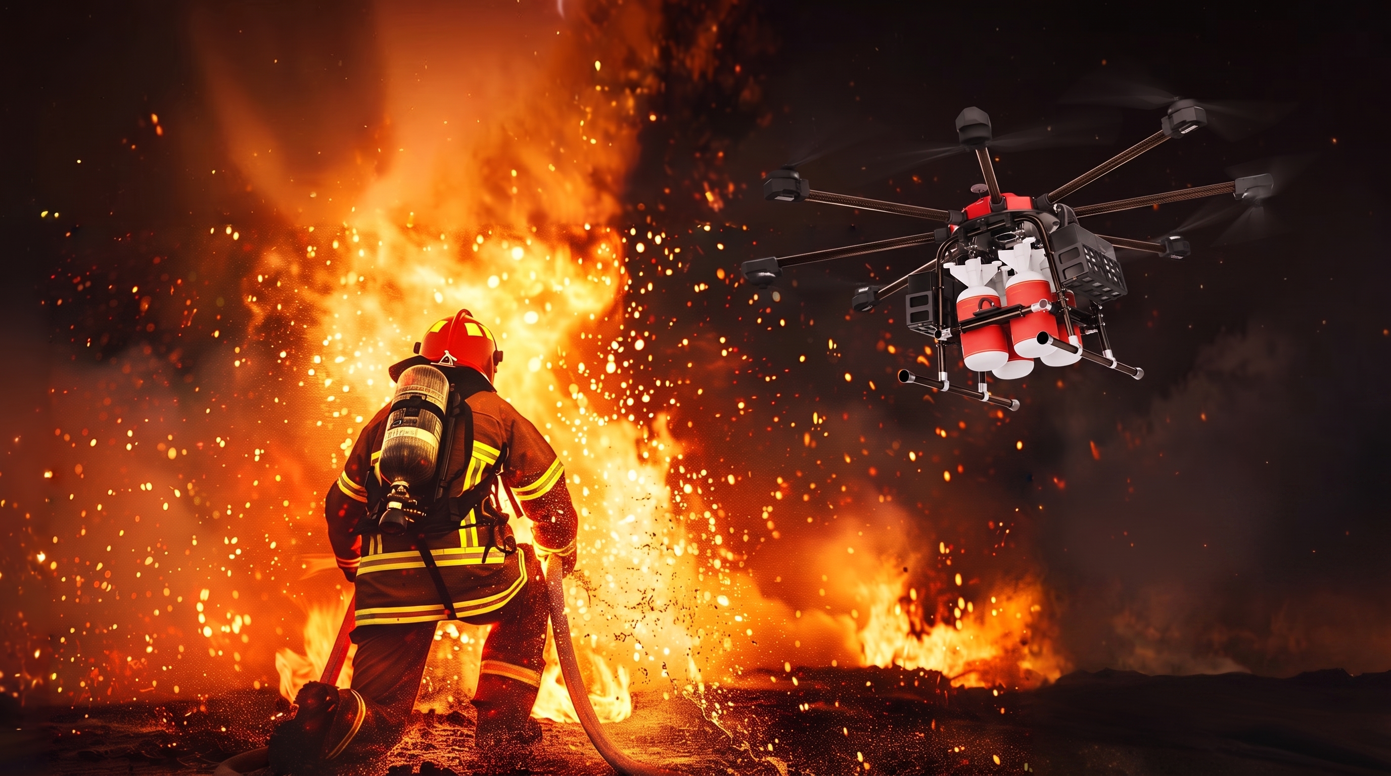 H300 Fire Drone